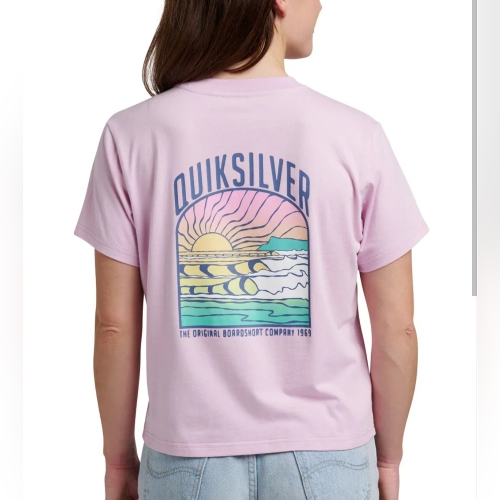 Quiksilver Pink Graphic T-Shirt